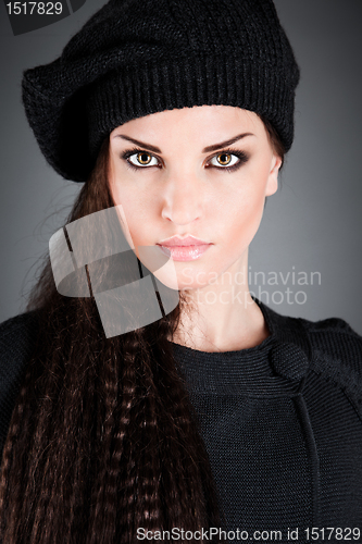 Image of girl in a beret