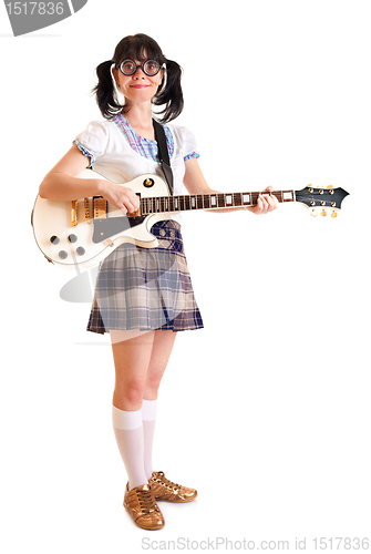 Image of girl with a guitar