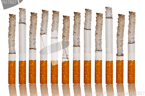 Image of lighted cigarettes