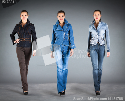 Image of jeans collection clothes