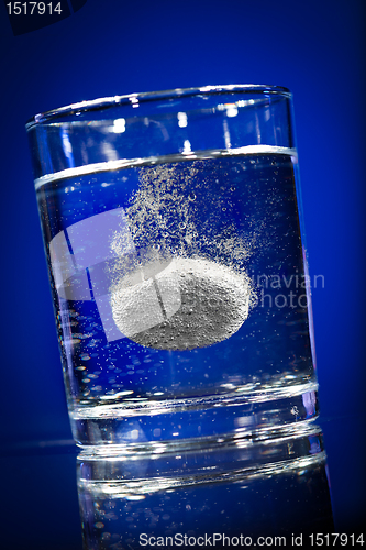 Image of Tablet in a water glass