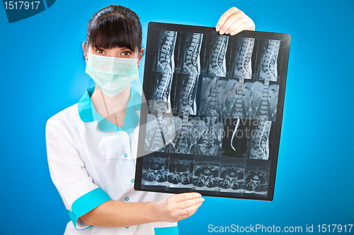 Image of Doctor with xray