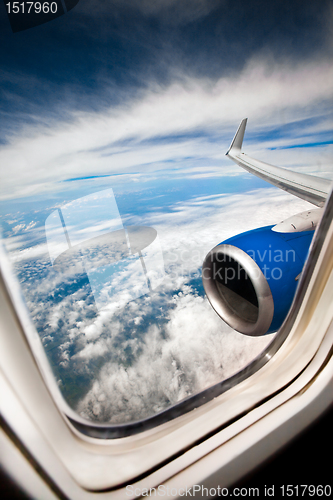 Image of Airplane window