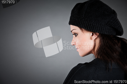 Image of girl in a beret