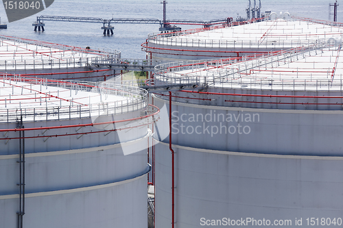 Image of oil tanks