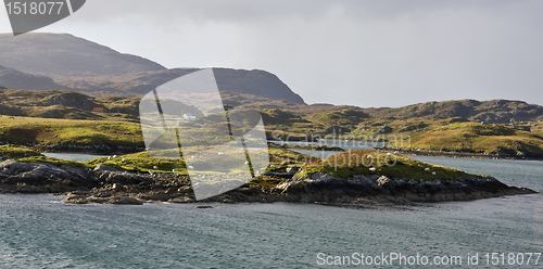 Image of small isles at scotlands coast