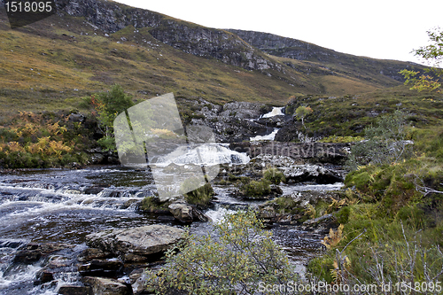 Image of small river in scottish highlands