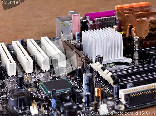 Image of modern computer main board
