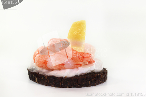 Image of canape with shrimps