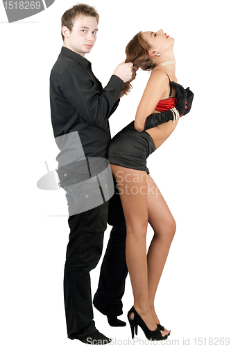 Image of Sexy playful young couple