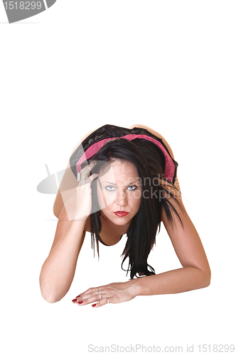 Image of Growling girl.