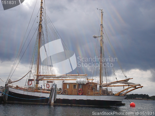 Image of Boat in Sunlight