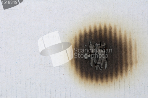 Image of Slightly burnt paper