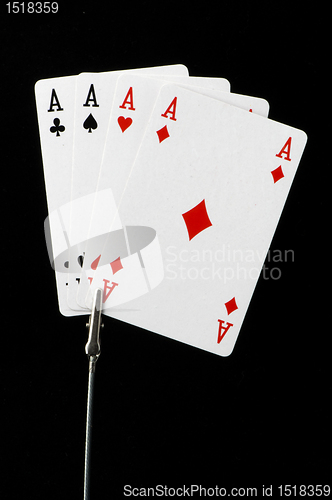 Image of Playing cards poker game