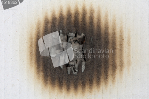 Image of Slightly burnt paper