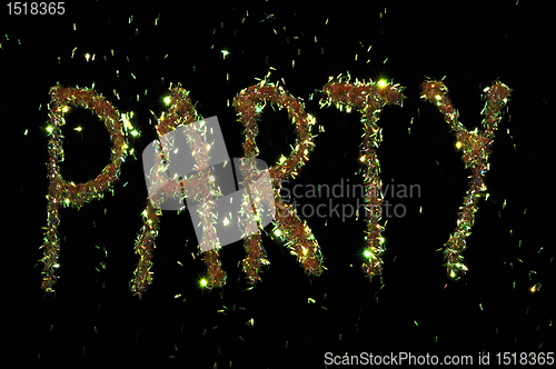Image of Party shiny text