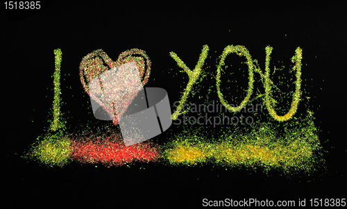 Image of I love You  phrase