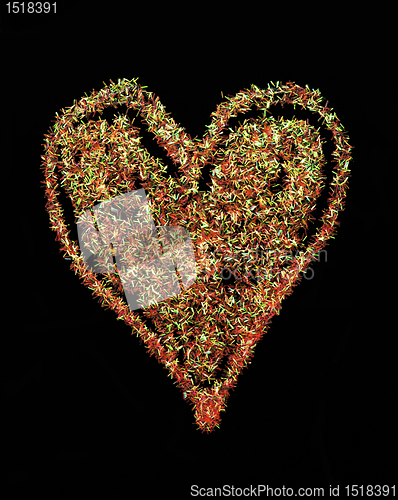 Image of Love colorful glossy symbol