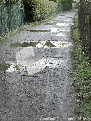 Image of muddy path