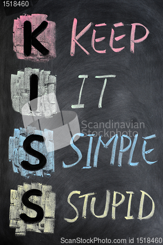 Image of KISS acronym