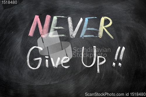 Image of Never give up