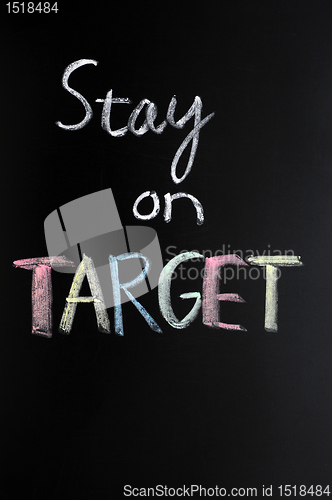 Image of Stay on target