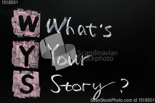 Image of What's your story