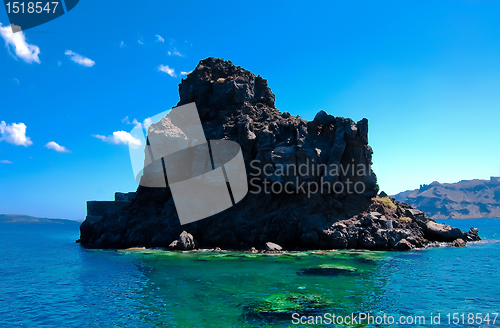 Image of Rock in the sea