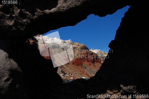 Image of View of Oia town