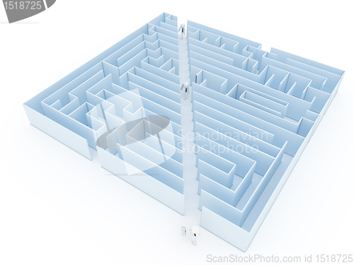 Image of Leadership and business vision with strategy in corporate challe