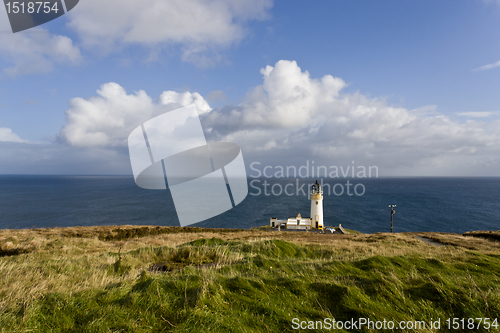 Image of lighthouse at scotlands coast