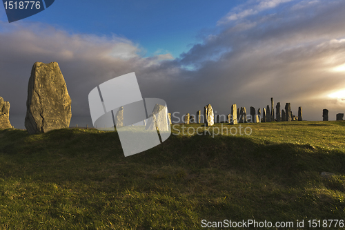 Image of standing stones of callanish