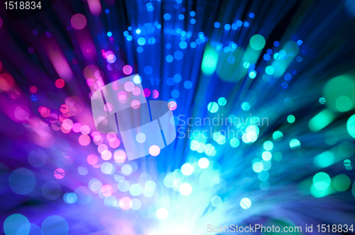 Image of Background with optical fibers