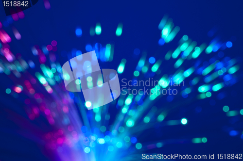 Image of Background with optical fibers