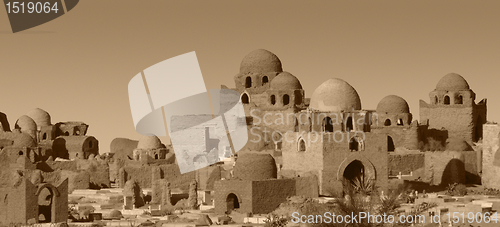 Image of mausoleums in Aswan