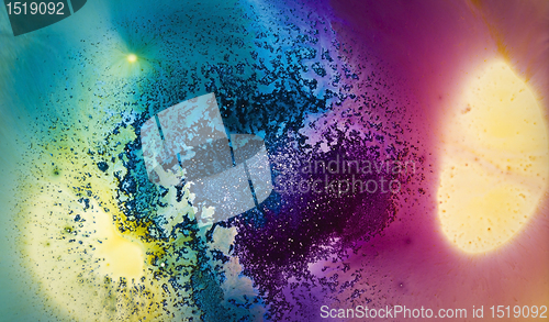 Image of abstract dye composition