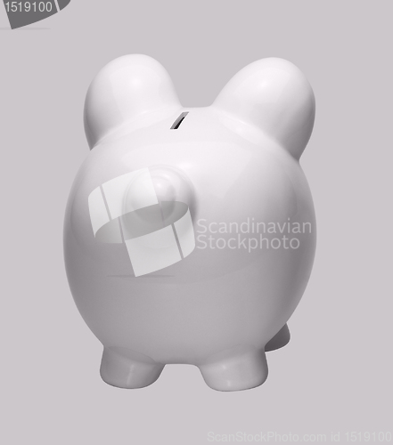 Image of white porcelain piggybank