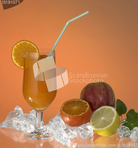 Image of glass of fruit juice