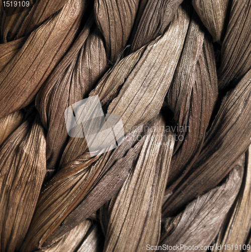 Image of plaited bag macro