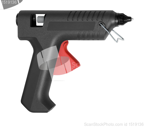 Image of black hot glue gun