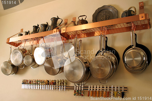 Image of Hanging Pots and Pans 1