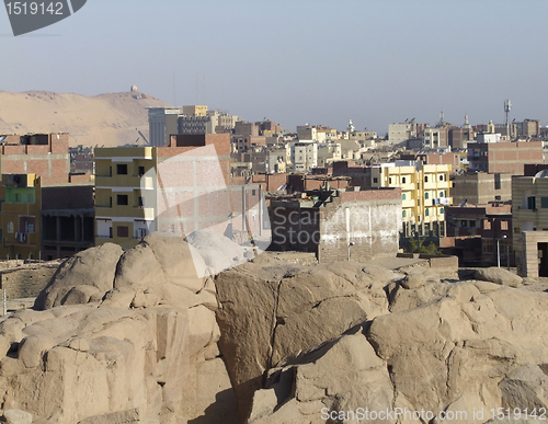 Image of stone pit near Aswan