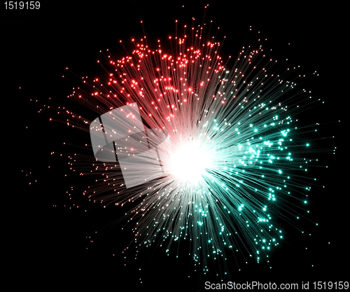 Image of plastic optical fibers