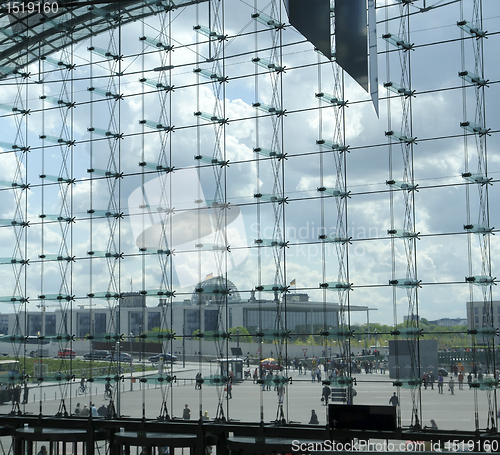 Image of looking out central station of Berlin