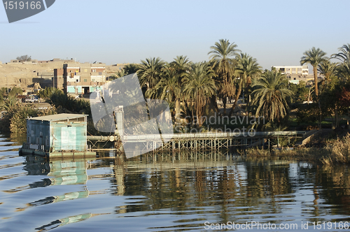 Image of River Nile scenery between Aswan and Luxor