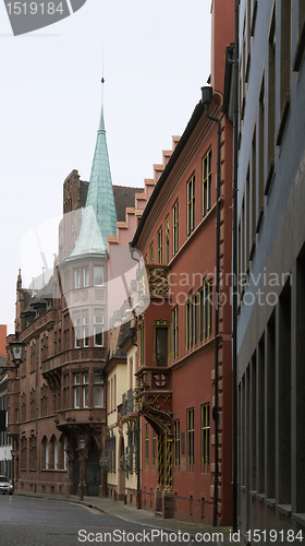 Image of street scenery in Freiburg