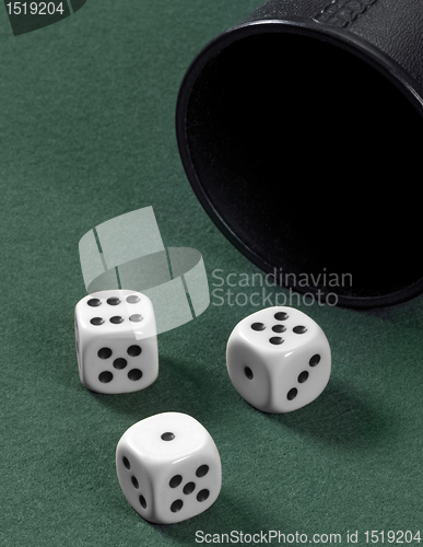 Image of dice and cup