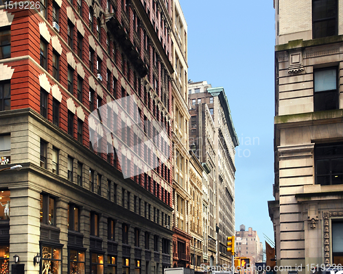 Image of New York street scenery