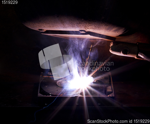 Image of welding scenery