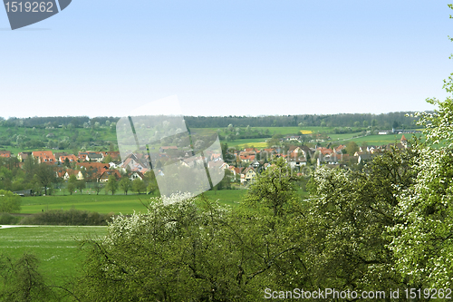 Image of spring scenery in Hohenlohe